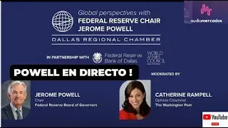#Powell Presidente de la #FED en directo desde la  Reserva Federal de Dallas en Texas