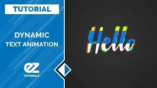 Dynamic Text Animation After Effects Tutorial