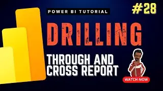 How to use DRILL THROUGH & CROSS-REPORT in visualization | Power BI