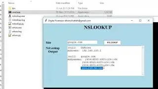 FORENSICS & CYBERSECURITY TOOLS||NSLOOKUP