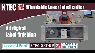 Affordable laser label roll cutter finisher - LF220LAS - Labels-U-Print ® - KTEC GROUP UK