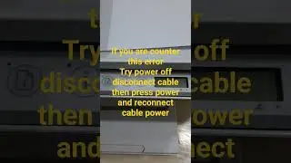 HP deskjet plus 4120 All Light Flashing 