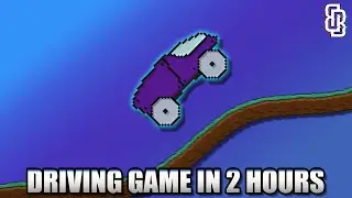 I passed my driving test, so I made a driving game