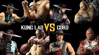 Evolution of Kung Lao vs Goro Fight MKT-MK1 | 2K 60FPS