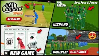 Real Cricket: Swipe - PlayStore {New Cricket Game} Full Review | Gameplay, Tournament, Features!