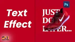 Transparent Text Effect in #photoshop  || Amazing effects #photoshop