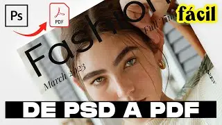 ⚠️ Cómo exportar una imagen de Photoshop a PDF de ALTA CALIDAD! 💯 Pasar de Photoshop a PDF