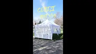 How to quickly set up a Cobizi tent to create the ideal outdoor party space✨#tent