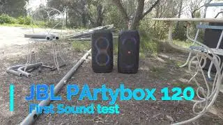 JBL Partybox Club 120 - First sound test
