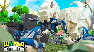 ROBLOX World Defenders - ROBO RAPTORS....