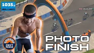 A Photo Finish on Zwift