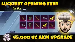 Gold Pirate AKM New Lucky Spin | Max out The M416 Glacier | 45k Gold Pirate Crate Opening