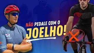 Ciclista de verdade não pedala com o joelho!