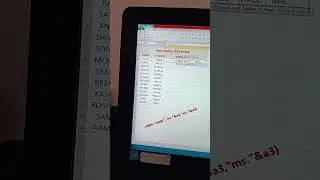 HOW TO ADD MR. AND MRS. IN MS EXCEL ।। ADVANCES EXCEL #exceltips #dataentryjobs #exceltricks #excel
