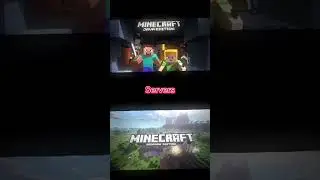 The best version of minecraft… #minecraft #minecraftjava #vs #minecraftbedrock