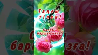 Қайырлы таң! Доброе утро! Good morning.#shorts