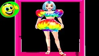 Doll Designer-Dresses of all colors of the rainbow- iOS, Android Gameplay - Mobile Gaming Mobile!