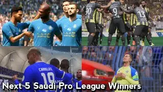 Who will win the next Saudi Pro League ? FIFA Career Mode