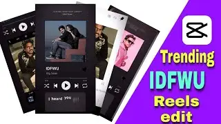 Trending IDFWU Reels Video Editing In CapCut | Instagram Trending reels edit in tamil