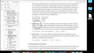 Creating, Accessing, and Modifying Arrays (JavaScript)