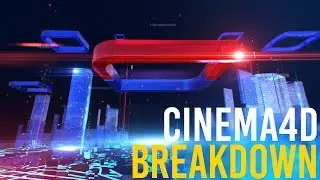 CInema4d | Broadcast Design tutorial | Opening Title Sequence