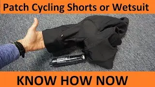 Repair Cycling Shorts or Wetsuit With a Patch