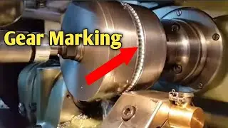 Pump Shaft Gear Marking Cutting#Mechanism#Type Of Pump...