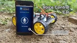 How to make voice control car | App build