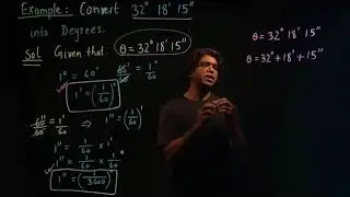 Converting from Degrees to degrees minutes and seconds