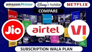 Netflix, Amazon Prime, Hotstar Subscription offer by Airtel, Vi & Jio | Best Subscription Wala Plan