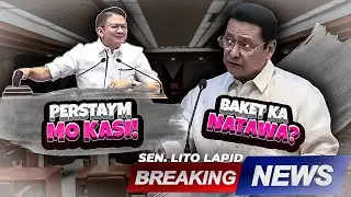 NAG SALITA DIN SI LITO LAPID! | BAKET NATAWA ANG IBANG SENADOR?