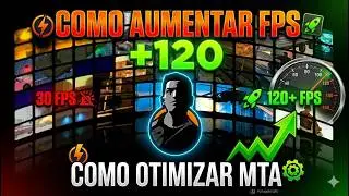 GTA MTA RP - ADEUS LAG! 😱 Como sair dos 30 FPS para +120 no MTA em 2 MINUTOS! (PC Fraco 2026)