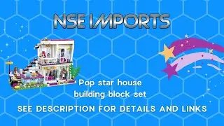 Pop Star House Building Block Set: A super home for your figures
