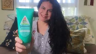 Como me fue con la crema para peinar de Johnson´s Baby, No silicona, parabenos ni petrolatos