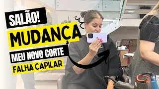 MUDANÇA NO VISUAL, CORTEI SEM MEDO DAS FALHAS CAPILARES!