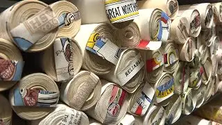Vintage wallpaper sourced by Iowa mom and daughter sets scenes in movies, TV shows and music videos