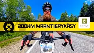 Kaldoaivi Ultra Trail 2024 - 200km maantiepyörälenkki - Utsjoki - Karigasniemi - Utsjoki