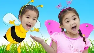 Suri & Annie Pretend Play Bee & Butterfly Kids Adventure