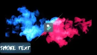 WONDERSHARE FILMORA | HOW TO | MAKE  SMOKE TEXT  EFFECT  TUTORIAL | HINDI