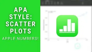 Apple Numbers: APA Scatterplot Tutorial