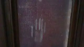 Handprint on the Window