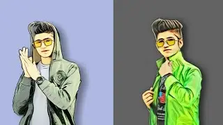Tutorial edit foto kartun di android || membuat foto kartun di android