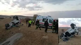Ilgın’da devrilen araçtaki 2 kişi öldü,1 kişi yaralandı