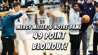 Mercy Miller First Game As A Senior With 40 Points to Defeat Palisades By 49 Points!