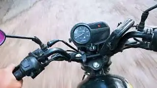Bajando de dolores Tolima hacia Prado suelto de manos en Moto AX4 Suzuki