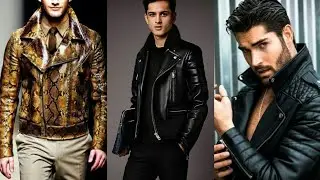 Men's Latest Leather Jackets 2019 || Stylish Leather jacket Outfit Ideas For Boys