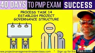 40 Days to PMP- PROCESS Task 14 (Day 28) - ESTABLISH PROJECT GOVERNANCE STRUCTURE