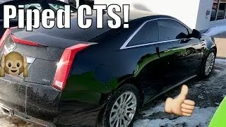 Cadillac CTS Coupe Straight Piped!