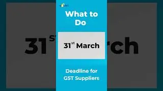 Don't miss the 31st March GST compliance deadline! Stay informed with our video & avoid penalties.