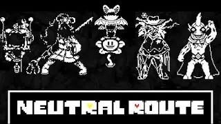|UNDERTALE YELLOW SPOILERS| What if we kill all the mini-bosses and bosses in Neutral route? #6.5